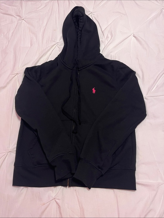 Ralph Lauren Tops - SET - Ralph Lauren Black Polo Hooded Zip Sweatshirt and pants